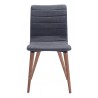 Zuo Modern Jericho Dining Chair in Gray - Front