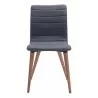Zuo Modern Jericho Dining Chair in Gray - Front - Zuo Modern Jericho Dining Chair in Gray - Front