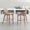 Zuo Modern Moor Counter Stool in Beige - Lifestyle