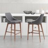 Zuo Modern Moor Counter Stool in Dark Gray - Lifestyle