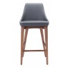 Zuo Modern Moor Counter Stool in Dark Gray - Front