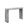 Axle Console Table - Concrete - Grey - Angled