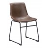 Zuo Modern Smart Dining Chair in Vintage Espresso - Angled