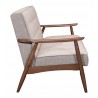 Zuo Modern Rocky Sofa Putty - Side