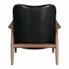 Zuo Modern Bully Lounge Chair in Black - Back - Zuo Modern Bully Lounge Chair in Black - Back