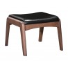 Zuo Modern Ottoman in Black - Angled