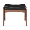 Zuo Modern Ottoman in Black - Front