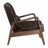 Zuo Modern Bully Lounge Chair in Brown - Side - Zuo Modern Bully Lounge Chair in Brown - Side