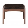 Zuo Modern Bully Ottoman in Brown - Front