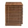 Zuo Modern Linea End Table in Walnut - Side - Zuo Modern Linea End Table in Walnut - Side