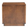 Zuo Modern Linea End Table in Walnut - Back View