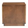 Zuo Modern Linea End Table in Walnut - Back View - Zuo Modern Linea End Table in Walnut - Back View