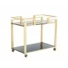 Sunpan Avondale Bar Cart - Front Side Angle - Sunpan Avondale Bar Cart - Front Side Angle