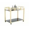 Sunpan Avondale Bar Cart - Angled - Sunpan Avondale Bar Cart - Angled