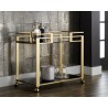 Sunpan Avondale Bar Cart - Lifestyle