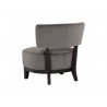 Sunpan Claude Lounge Chair - Portsmouth Grey - Back Angle
