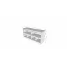 Manhattan Comfort Viennese 62.99 in. 6-Shelf Buffet Cabinet - Manhattan Comfort Viennese 62.99 in. 6-Shelf Buffet Cabinet
