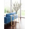 Zuo Modern Atlas Console Table White and Gold - Lifestyle