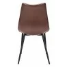 Zuo Modern Norwich Dining Chair in Brown - Back View - Zuo Modern Norwich Dining Chair in Brown - Back View