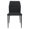 Zuo Modern Revolution Dining Chair in Black - Front