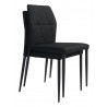 Zuo Modern Revolution Dining Chair in Black - Stacked