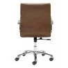 Zuo Modern Ithaca Office Chair Vintage Brown - Back - Zuo Modern Ithaca Office Chair Vintage Brown - Back