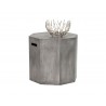 SUNPAN Ollo End Table, Frontview with Decor