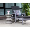 Sunpan Athen End Table - Anthracite Grey - Lifestyle