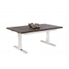 Sunpan Marquez Extension Dining Table - 71" To 102.5" - Angled View