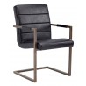 SUNPAN Jafar Dining Armchair - Vintage Black - Angled