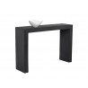 Axle Console Table - Concrete - Black - Angled with Decor