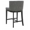 SUNPAN Hayden Counter Stool in Quarry - Back Angled