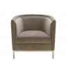  Sunpan Wales Lounge Chair - Grey - Front