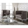  Sunpan Wales Lounge Chair - Grey - Lifestyle