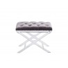 SUNPAN Allura Bench - Light Grey, Frontview