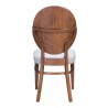 Zuo Modern Regents Dining Chair Walnut and Light Gray - Back