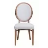 Zuo Modern Regents Dining Chair Walnut and Light Gray - Front - Zuo Modern Regents Dining Chair Walnut and Light Gray - Front