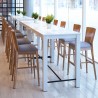 Zuo Modern Ambrose Barstool Walnut and Dark Gray - Lifestyle