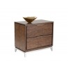 Sunpan Miriam Nightstand - With Decor