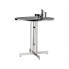 Sunpan Alba Bar Table - Angled with Decor