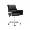 Sunpan Torres Office Chair - Black - Angled View