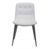 Zuo Modern Tangiers Dining Chair in White - Front