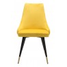 Zuo Modern Piccolo Dining Chair in Yellow - Front