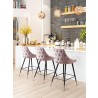 Zuo Modern Piccolo Counter Stool in Pink - Lifestyle