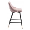 Zuo Modern Piccolo Counter Stool in Pink - Side