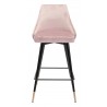 Zuo Modern Piccolo Counter Stool in Pink - Front