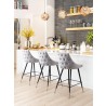 Zuo Modern Piccolo Counter Stool in Gray - Lifestyle