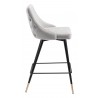 Zuo Modern Piccolo Counter Stool in Gray - Side