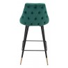Zuo Modern Piccolo Counter Stool in Green - Back