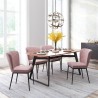 Zuo Modern Tolivere Dining Chair in Pink - Lifestyle